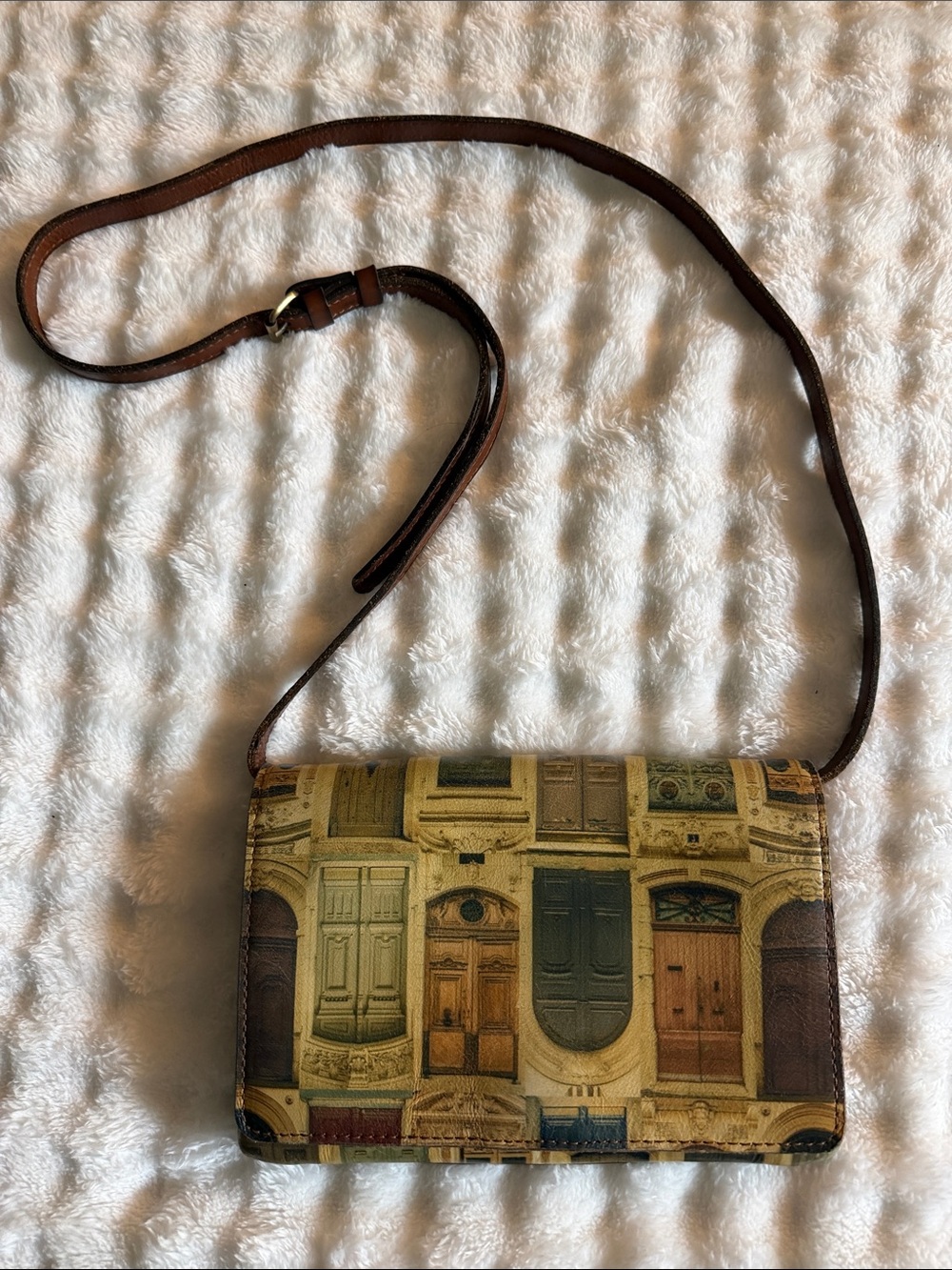 PATRICIA NASH ‘DOORWAYS OF ITALY’ CROSSBODY CONVERTIBLE PURSE